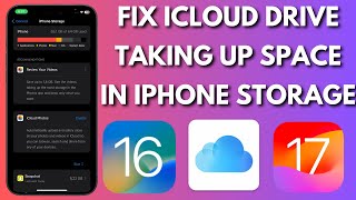 How To Fix iCloud Drive Taking Up Space In iPhone Storage [upl. by Dayle]