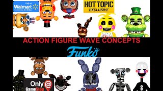 FUNKO FNAF ACTION FIGURE WAVE CONCEPTSIDEAS  Five Nights at Freddys Funko Merch [upl. by Waiter388]