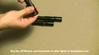 JETBeam BA10 BC10 BA20 Flashlight Review [upl. by Mercy77]