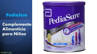 PediaSure complemento alimenticio para niños con proteínas vitaminas y minerales sabor vainilla [upl. by Taam755]