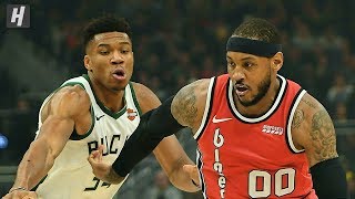 Portland Trail Blazers vs Milwaukee Bucks  Full Game Highlights  November 21  201920 NBA Season [upl. by Ahselrac468]