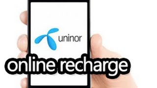 how to recharge uninor online [upl. by Mailli]