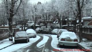 2012 London Snow  Willesden Green [upl. by Stanhope]