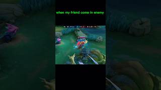 When you friend come in enemy 😁shorts mlbb mobilelegends viralshorts moontoon tigreal [upl. by Maxwell]