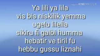 Yalili yalila lyrics song [upl. by Annohsak338]