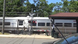 LIRR M7 to Atlantic Terminal  Westwood Pedestrian Crossing Malverne [upl. by Acirret]