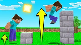 EVERY JUMP  JUMP HIGHER In Minecraft impossible [upl. by Assetniuq]