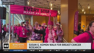 Susan G Komen walk for breast cancer research [upl. by Yot]