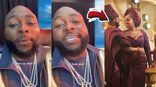 Davido React as News of His White Wedding with Chioma in London Leak to 30Bg [upl. by Divadnhoj]