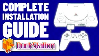 Duckstation emulator  How to play PS1 games on pc easy setup guide [upl. by Amador771]