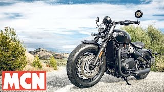 2018 Triumph Bobber Black  First Rides  Motorcyclenewscom [upl. by Zeidman]