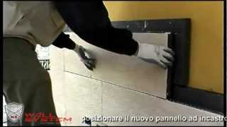 wall system pannelli cappotto corazzato installazione expressmp4 [upl. by Brooking]