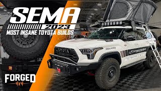 Every Toyota Truck Build at SEMA 2023 BEST of Tundras Tacomas amp Sequoias [upl. by Mahmoud]