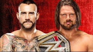 CM Punk vs AJ Styles Wrestlemania 33 Promo HD [upl. by Soll110]