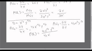 Consumer Utility Marginal Utility and Marginal Rate of Substitution [upl. by Oecile459]