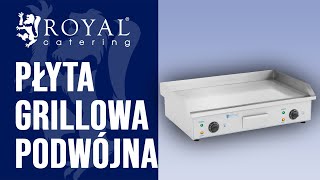 Płyta grillowa RCEG73  Royal Catering  Prezentacja produktu [upl. by King]