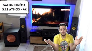 Salon HOMECINÉMA 4K ATMOS 512  Davis Acoustics  Denon  LG OLED [upl. by Waal]