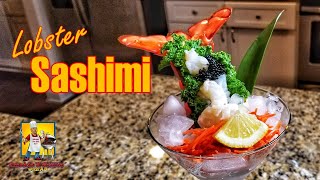 Sashimi  Lobster Sashimi  Live Lobster  Food Artist [upl. by Anoet775]