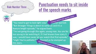 How to write direct speech  Miss Adams Teaches Punctuation [upl. by Keldah]