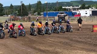 Gambler 500 mini bike race  Monster Truck show Longview WA [upl. by Barker493]