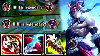 KAYN TOP BUT I SCALE AND 1V5 THE ENTIRE LATE GAME FANTASTIC  S14 Kayn TOP Gameplay Guide [upl. by Annahavas]