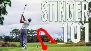 HOW TO HIT THE LOW STINGER GOLF SHOT  5 Simple Keys [upl. by Hengel]