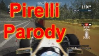 F1 Game 2012  When Pirelli make F1 tyres Parody [upl. by Noirret370]