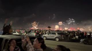 Multimillion dollar illegal firework show  Waipahu Hawaii New Years Eve Fireworks 2023 [upl. by Atteve908]