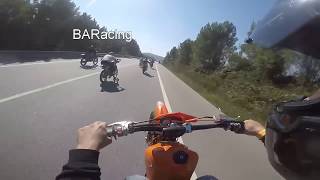 Yamaha dt 100cc Amazing power by BARacing vs others [upl. by Yramliw184]