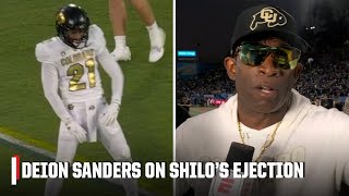 Its HORRENDOUS  Deion Sanders on Shilos targeting call  ESPN College Football [upl. by Horton66]