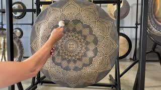 32quot Mandala Chau Gong 2  The Gong Shop  Sound Healing  Meditation Gong [upl. by Elletnuahc]