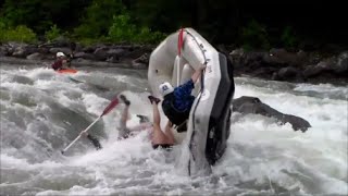 Whitewater Rafting Carnage on Ocoee River w Class IV Recirculating Swims [upl. by Deirdre]