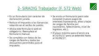 Impuesto a las Ganancias para Empleados en Relación de Dependencia 1 [upl. by Adiari]