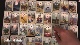 Grand Tableau Lenormand pour une consultation privée wwwjuliengabrielcom [upl. by Adnuhsal]