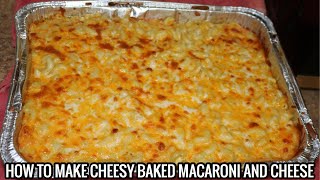 THE EASIEST AND CHEESIEST MACARONI AND CHEESE RECIPE [upl. by Htebi]