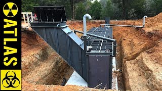 Atlas 10x30 SafeCellar  Luxury Bunker Built Under A Home Complete Installation Video  Part 1 [upl. by Mackenie]