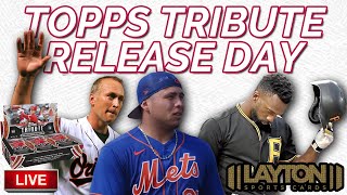 2023 Topps Tribute Release Night Breaks w LSC [upl. by Bigelow614]