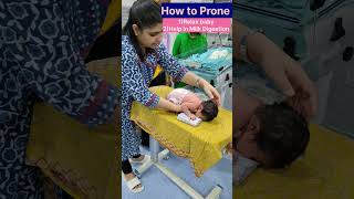 How to Prone Baby Relieve Colic baby newborn youtubeshorts [upl. by Erait]