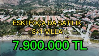 ESKİ FOÇA DA SATILIK DENİZE 50 METRE 31 VİLLA [upl. by Jehias]