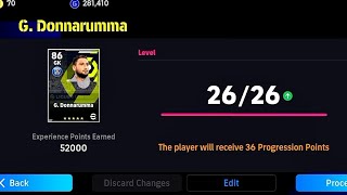 GDonnarumma Standard Card Max Level Up in efootball 2024💥💯 [upl. by Kwapong431]