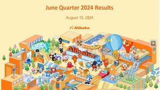 阿里巴巴2024年度第二季業績電話會議│Alibaba 2024 Q2 Results [upl. by Ari720]