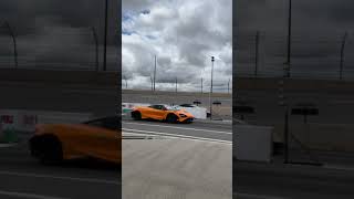 McLaren 765LT vs Lamborghini Huracan Performante [upl. by Yddub]