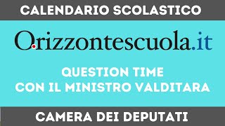 Calendario scolastico da riformare Il ministro Valditara risponde a due interrogazioni parlamentari [upl. by Casteel960]