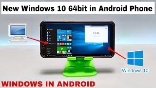 How to Use Windows 10 64bit UEFI in Android Smartphone Using Limbo PC Emulator  Windows in Android [upl. by Petromilli]