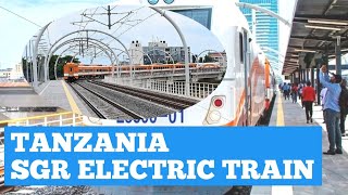 TANZANIA SGR ELECTRIC TRAIN DAR DODOMA TRIAL [upl. by Gorrian]