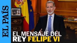 ESPAÑA  Mensaje de Navidad del rey Felipe VI  EL PAÍS [upl. by Nivel]