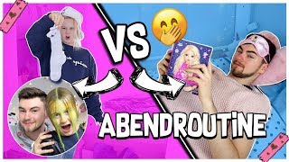 Abendroutine Rollentausch Boys VS Girls  MaVie Noelle Werbung [upl. by Leif897]