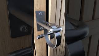 Automatic gate latch lock simple secret lock [upl. by Iralav247]