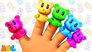 Gummy Bear Finger Family  More Fun Finger Family Best Kids Songs for Toddlers [upl. by Johnna]