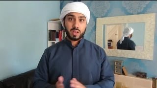 How To Tie Arabic Scarf Emirati Gulf Style Headgear Shemagh [upl. by Yllier62]